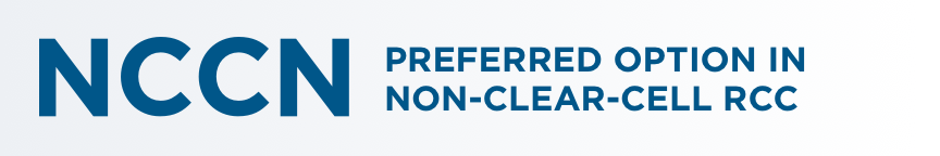 NCCN preferred option in non-clear-cell RCC